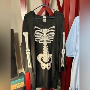 Spirit Black Skeleton Dress Costume